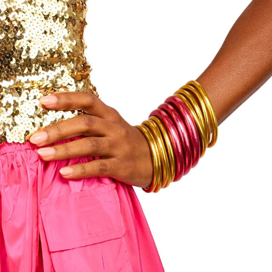 Pink Tzubbie All Weather Bangle Serenity Prayer