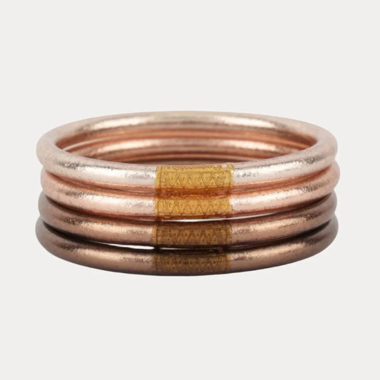 Fawn All Weather Bangle (Set of 4) Serenity Prayer