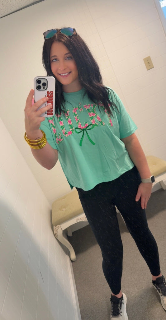 Arched Lucky Bow Oversized Top