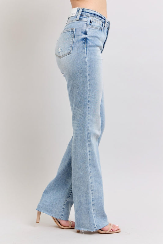 Midrise Light Wash Dad Jean