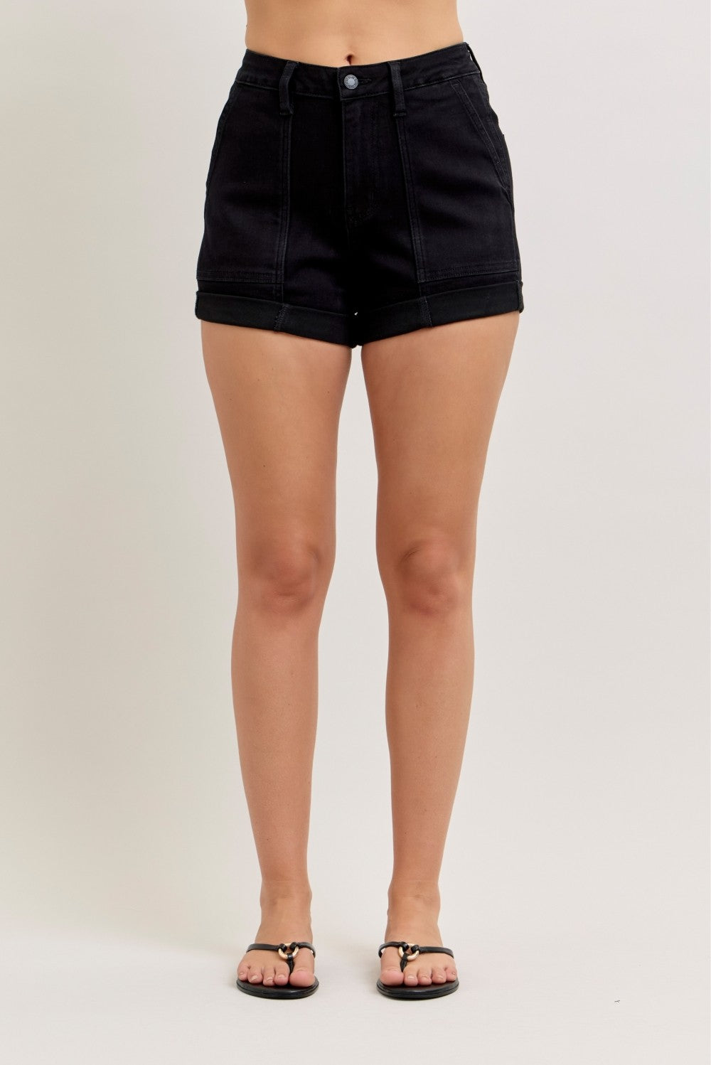 High Waist Aurora Weekender Short Double Rolled Cuff