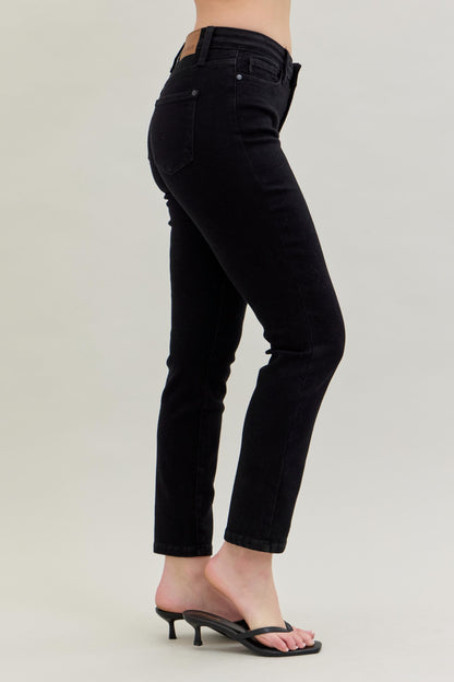 Midrise Slim Fit Jeans | Jet Black