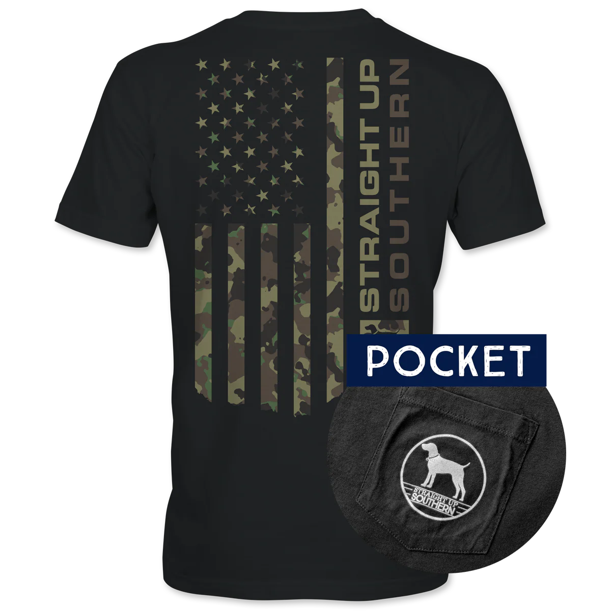 Camo America Tee