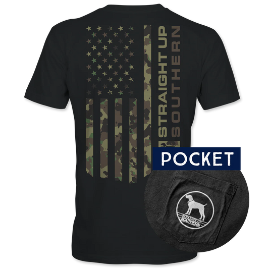 Camo America Tee