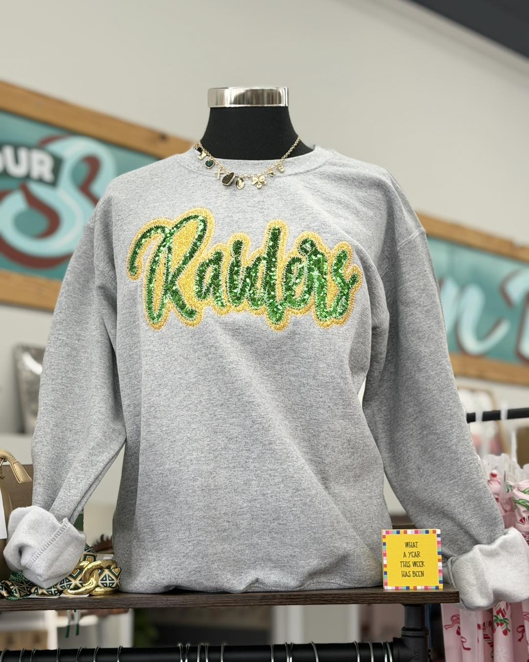 Raiders Sequin Sweatshirt