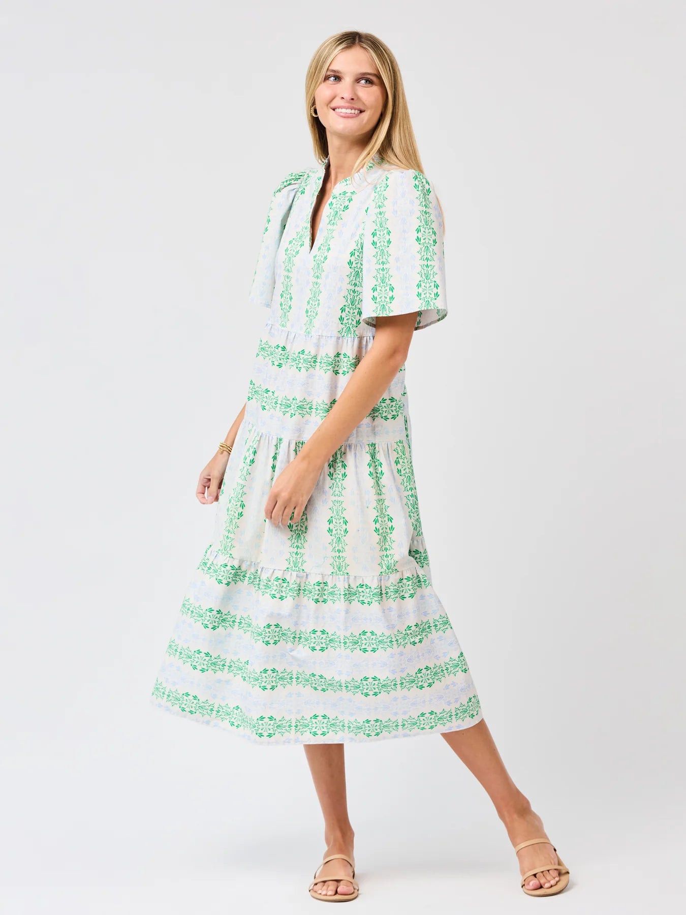 Plus - Ivy Dress | Heirloom Vine Green