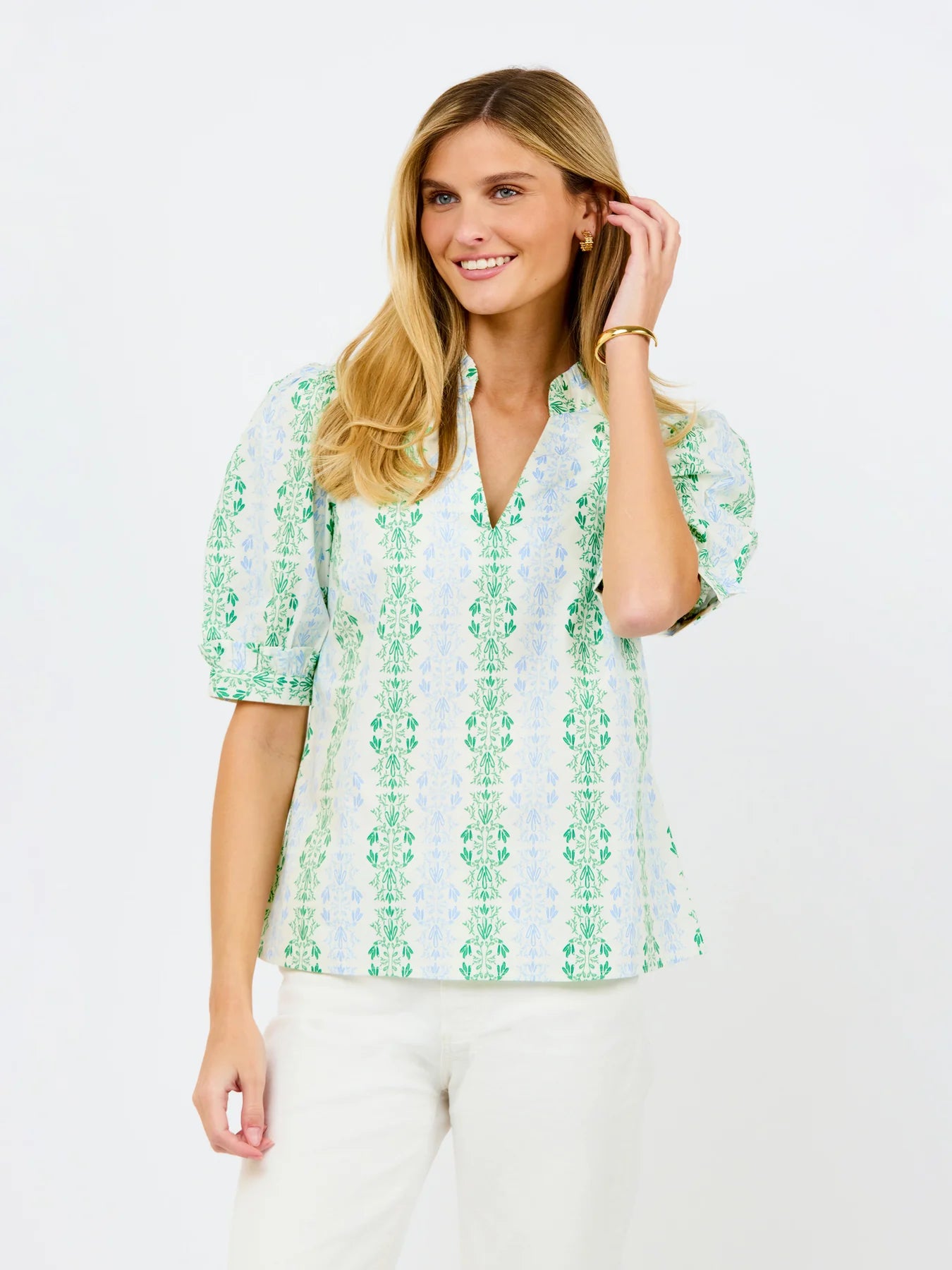 Colette Top | Heirloom Vine Green