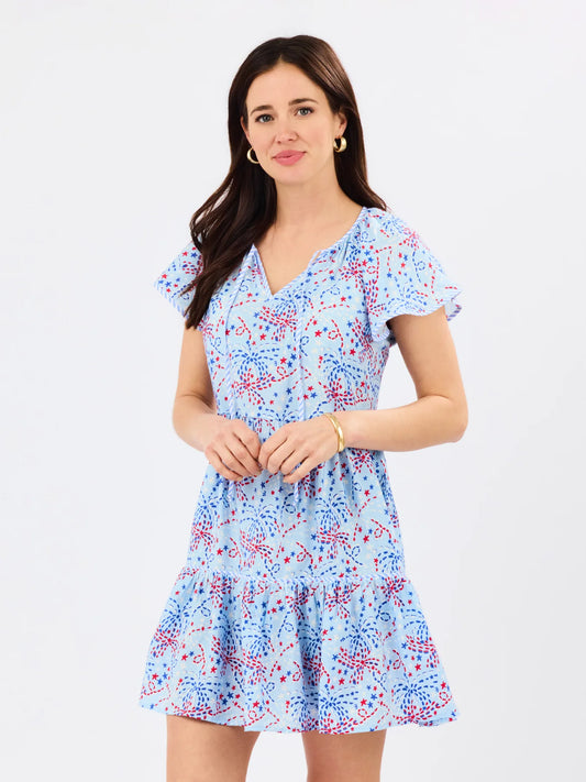 Lillian Dress | Star Spangled Blue (Plus)