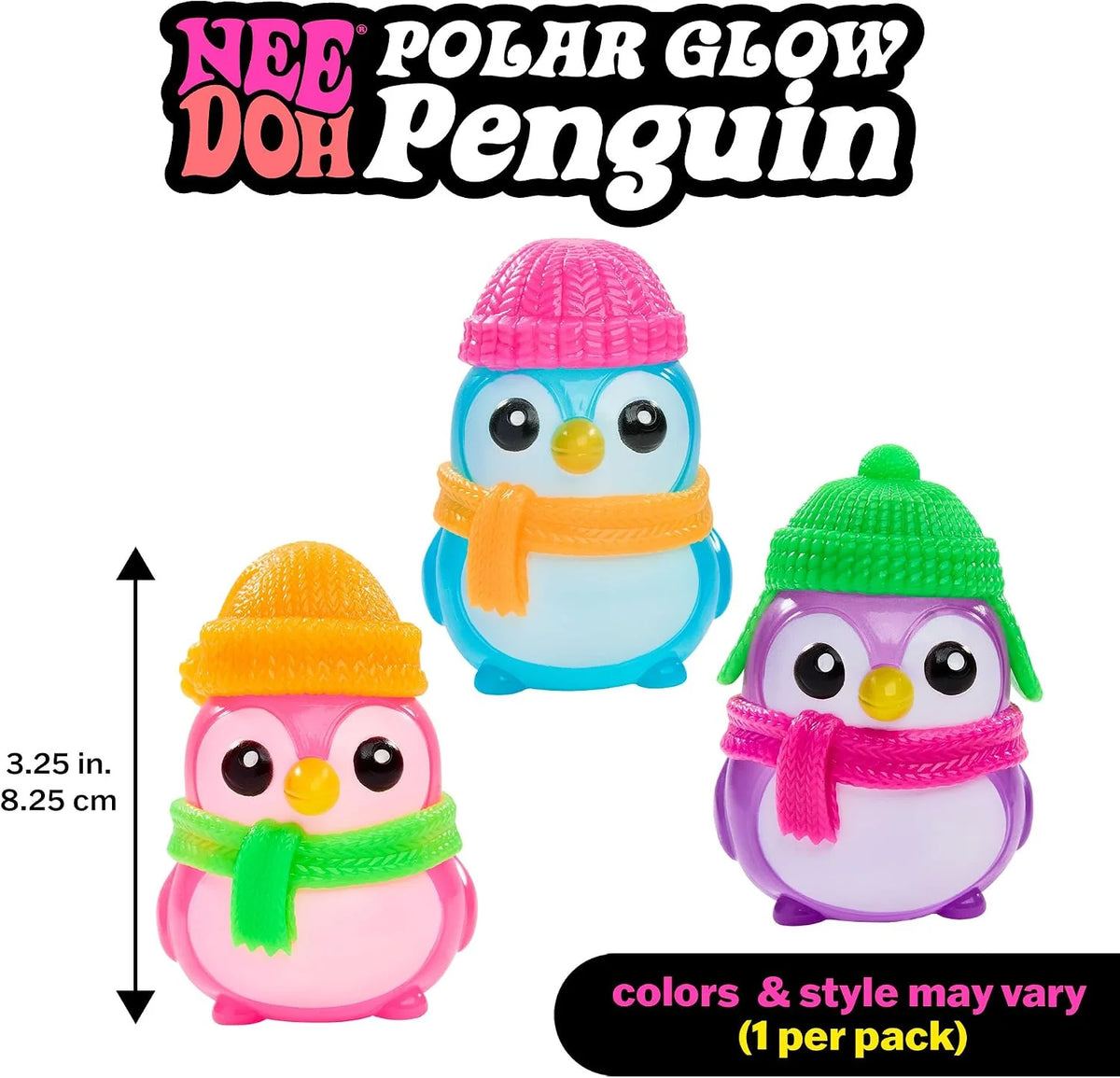 Squishmas Polar Glow Penguin Needoh