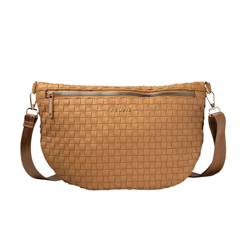 Terrace Woven Crossbody | Tan