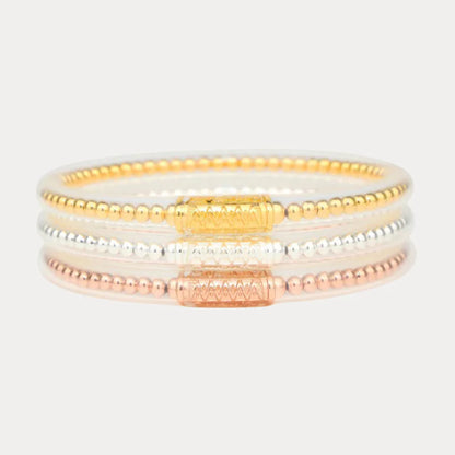 BIBI All Weather Bangles (Set of 3) Serenity Prayer