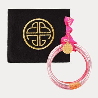 Carousel Pink All Weather Bangle (Set of 4) Serenity Prayer