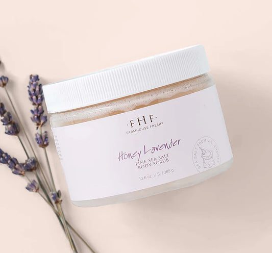 Honey Lavender Fine Sea Salt Body Polish