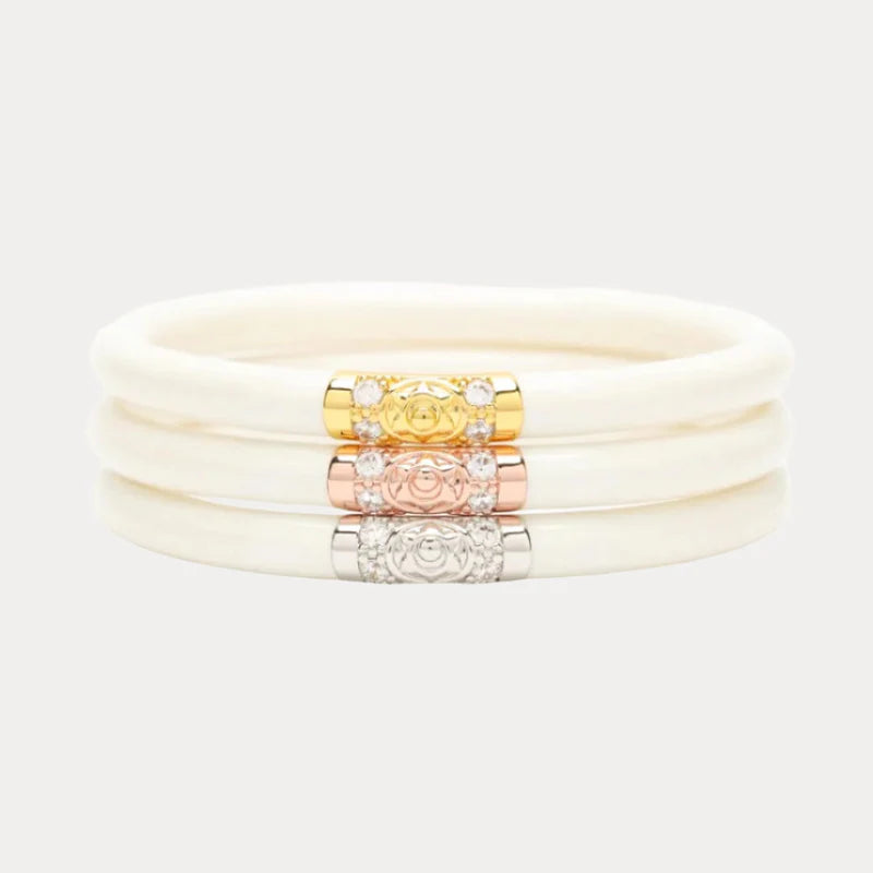 Three Kings All Weather Bangle in Ivory