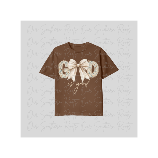 *Pre-Order* God is Good with Bow Shirt