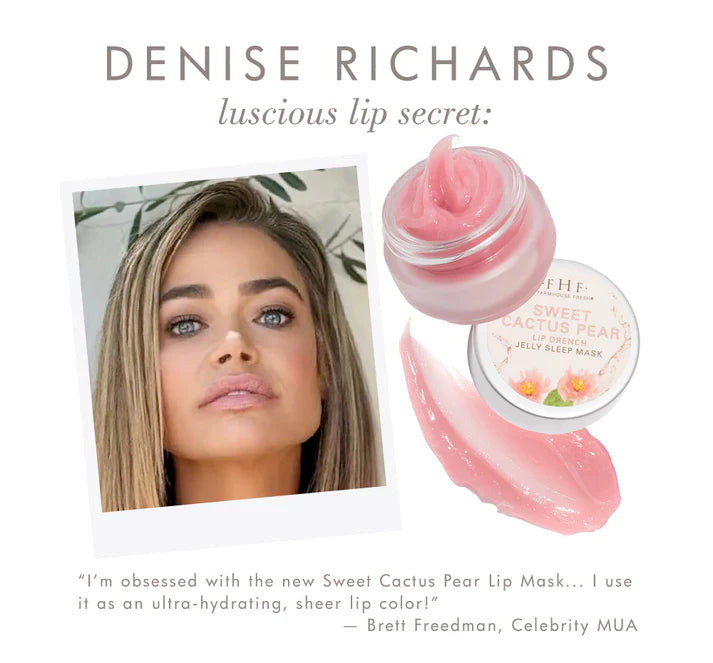 Sweet Cactus Pear Lip Drench Jelly Sleep Mask