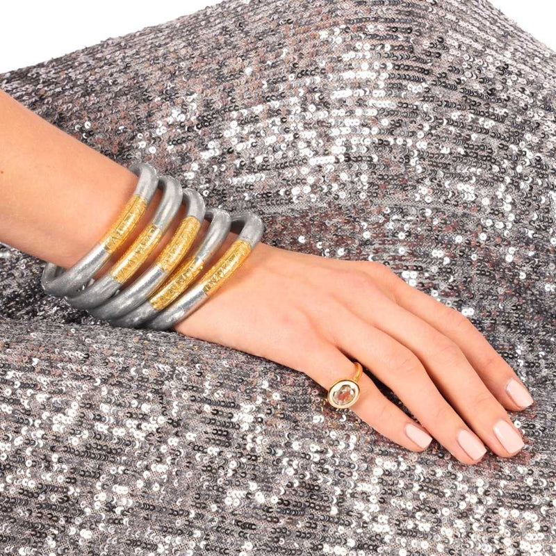 Silver Tzubbie All Weather Bangle Serenity Prayer