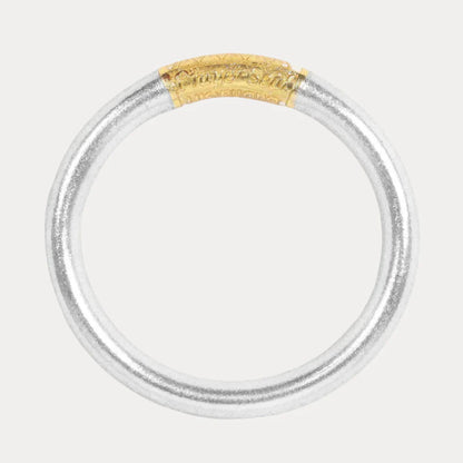 Silver Tzubbie All Weather Bangle Serenity Prayer