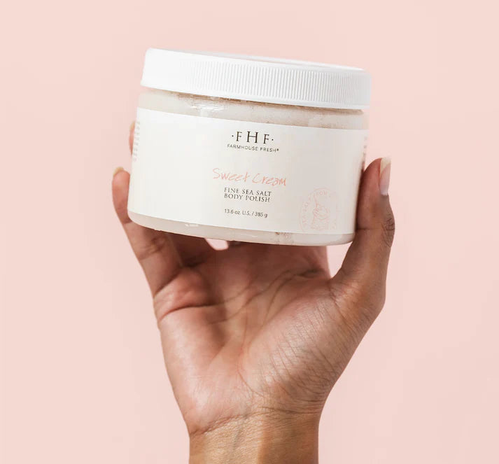 Sweet Cream Fine Sea Salt Body Polish