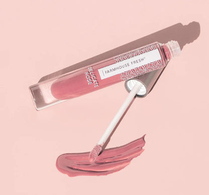 Vitamin Glaze® Oil Infused Lip Gloss | Delicate Rose